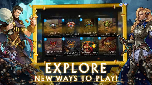 اسکرین شات 6 بازی Gems of War - Match 3 RPG