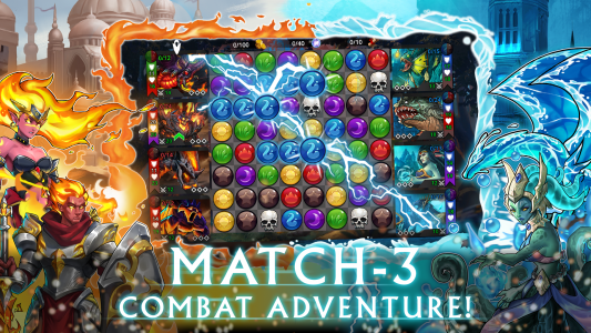 اسکرین شات بازی Gems of War - Match 3 RPG 1