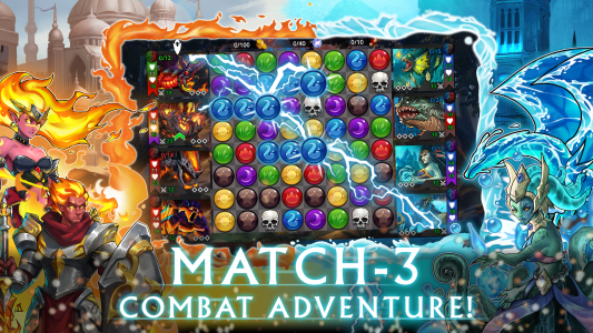 اسکرین شات 1 بازی Gems of War - Match 3 RPG