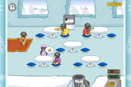 اسکرین شات بازی Penguin Diner: Restaurant Dash 3