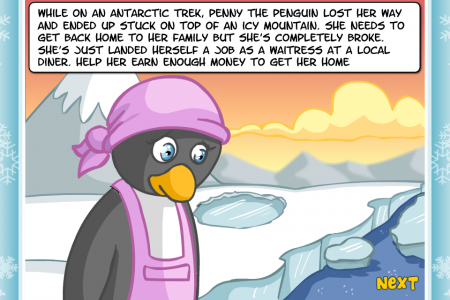 اسکرین شات 2 بازی Penguin Diner: Restaurant Dash