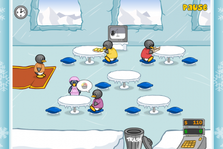 اسکرین شات 3 بازی Penguin Diner: Restaurant Dash