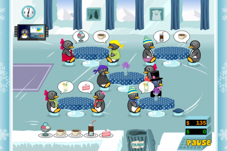 اسکرین شات 1 بازی Penguin Diner 2: My Restaurant