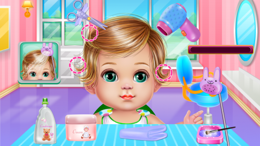 اسکرین شات برنامه Baby Care and Make Up 2