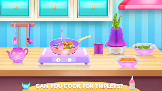 اسکرین شات 2 برنامه Crazy Mommy Triplets Care