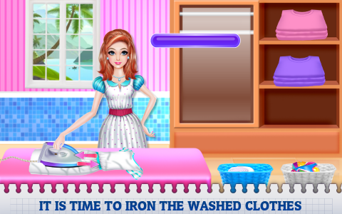 اسکرین شات بازی Mommy's Laundry Day 2