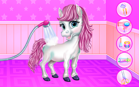 اسکرین شات بازی Princess Pony Fairy Salon 1