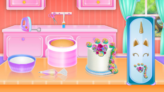 اسکرین شات 3 بازی Unicorn Cake Cooking