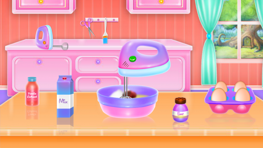 اسکرین شات بازی Unicorn Cake Cooking 1