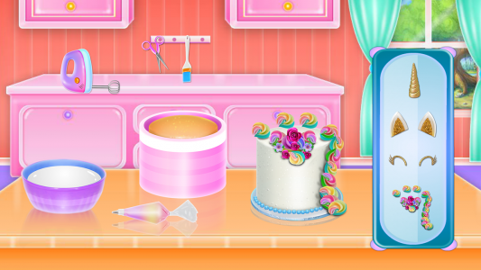اسکرین شات بازی Unicorn Cake Cooking 3