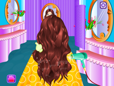 اسکرین شات بازی Hair style salon girls games 2