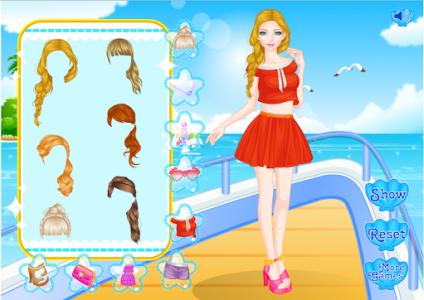 اسکرین شات بازی New Games Girls Dress Up 1