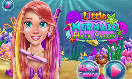 اسکرین شات بازی Princess Mermaid Haircut Salon 1