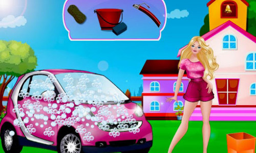 اسکرین شات بازی Princess Pink Car Cleaning 3