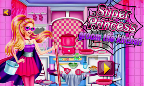 اسکرین شات بازی Super Princess Kitchen Clean 1