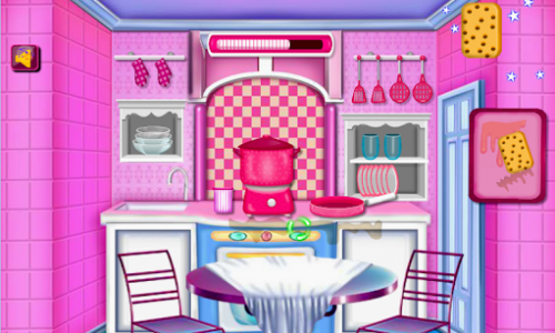 اسکرین شات بازی Super Princess Kitchen Clean 3