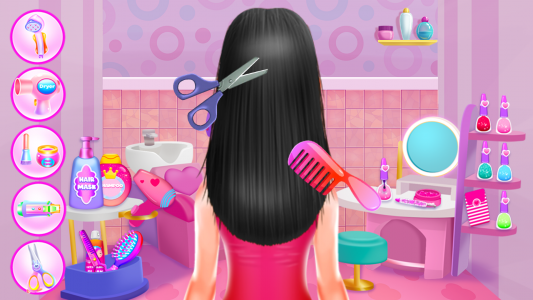 اسکرین شات 1 برنامه Colorful Fashion Hair Salon