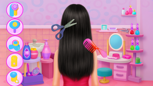 اسکرین شات 1 برنامه Colorful Fashion Hair Salon