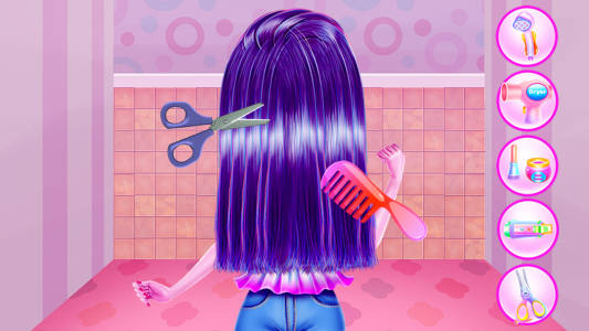 اسکرین شات برنامه Cosplay Girl Hair Salon 1