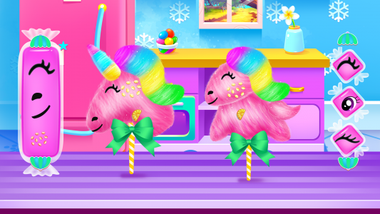 اسکرین شات 6 برنامه Cotton Candy Unicorn Maker