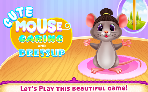 اسکرین شات برنامه Cute Mouse Caring And Dressup 4