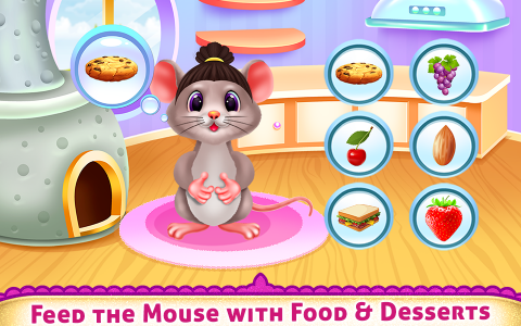 اسکرین شات برنامه Cute Mouse Caring And Dressup 7