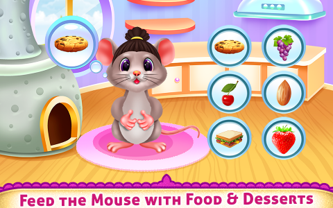 اسکرین شات 7 برنامه Cute Mouse Caring And Dressup