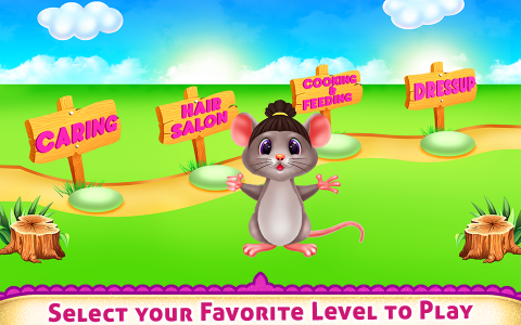 اسکرین شات برنامه Cute Mouse Caring And Dressup 5