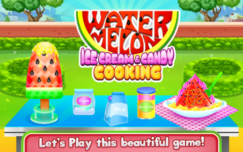 اسکرین شات برنامه Watermelon Ice Cream and Candy Cooking 1
