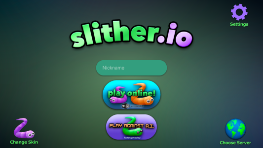 اسکرین شات بازی slither.io 1