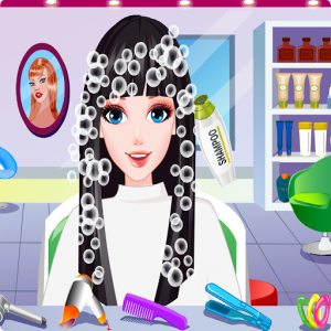 اسکرین شات بازی Rainbow Hair Style Hairdresser 3