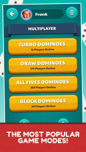 اسکرین شات 2 بازی Dominos Online Jogatina: Game