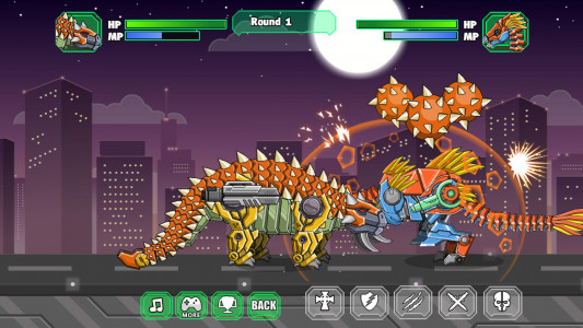 اسکرین شات بازی Robot Ankylosaurus Toy War 1