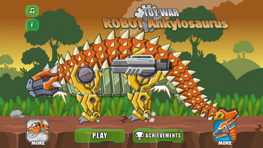 اسکرین شات بازی Robot Ankylosaurus Toy War 2