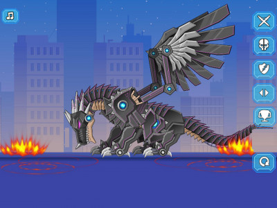 اسکرین شات بازی Robot Black Dragon Toy War 4