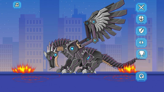 اسکرین شات بازی Robot Black Dragon Toy War 1