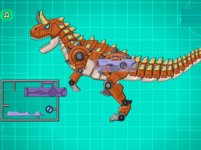 اسکرین شات بازی Toy Robot Dino War Carnotaurus 4