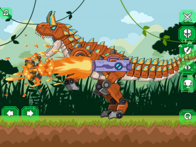 اسکرین شات بازی Toy Robot Dino War Carnotaurus 3