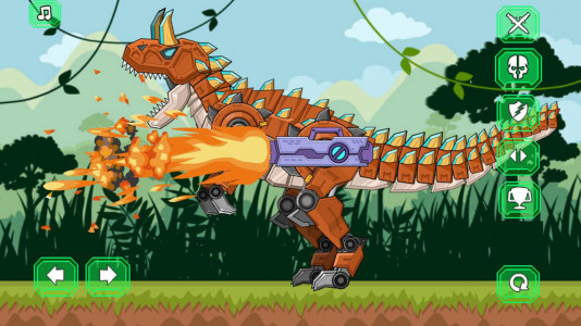 اسکرین شات بازی Toy Robot Dino War Carnotaurus 1