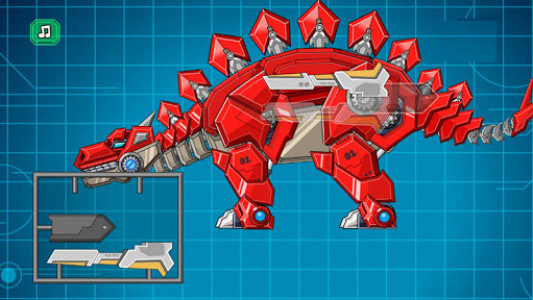 اسکرین شات بازی Assemble Robot War Stegosaurus 2