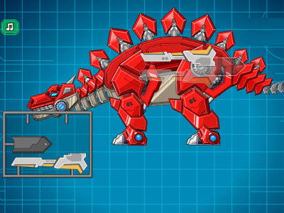 اسکرین شات بازی Assemble Robot War Stegosaurus 6