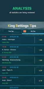 اسکرین شات برنامه King Betting Tips Football App 6