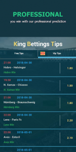 اسکرین شات برنامه King Betting Tips Football App 2