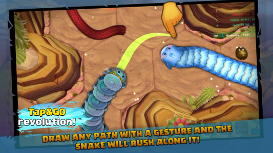 اسکرین شات 2 بازی Little Big Snake .io game