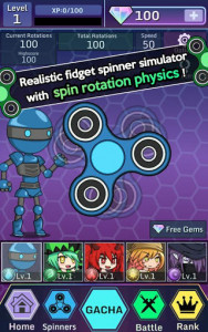 اسکرین شات بازی Anime Fidget Spinner Battle 2