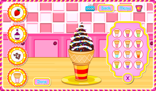 اسکرین شات 6 بازی Cooking Ice Cream Cone Cupcake