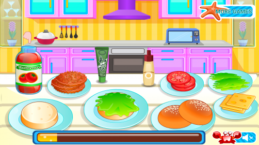 اسکرین شات بازی Mini Burgers, Cooking Games 2