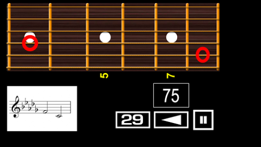 اسکرین شات برنامه Guitar Sheet Reading 6
