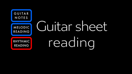 اسکرین شات برنامه Guitar Sheet Reading 1