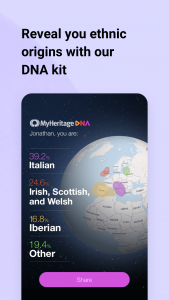 اسکرین شات برنامه MyHeritage: Family Tree & DNA 5